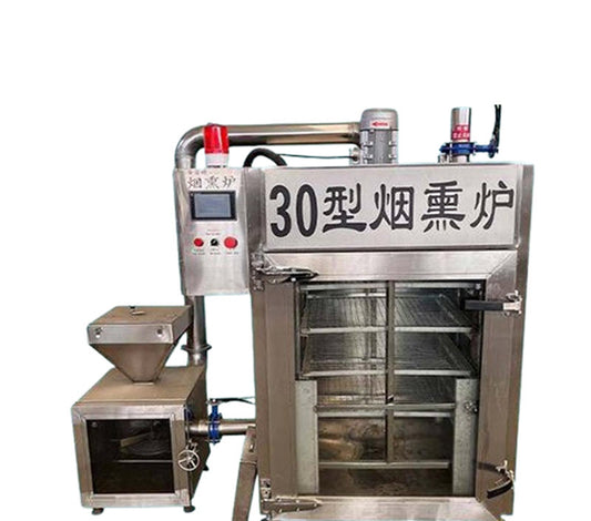 เตาอบรมควันอัตโนมัติสำหรับทำอาหารเชิงพาณิชย์ ขนาดใหญ่ เหมาะสำหรับเนื้อและเต้าหู้