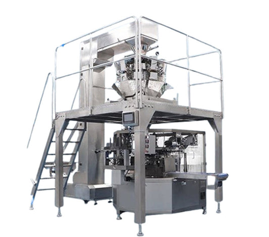 เครื่องบรรจุถุงสำหรับถั่วลิสง เม็ดขนม เครื่องบรรจุผงแป้ง และซอสเหลว รุ่นใหม่ ขนาดกะทัดรัด