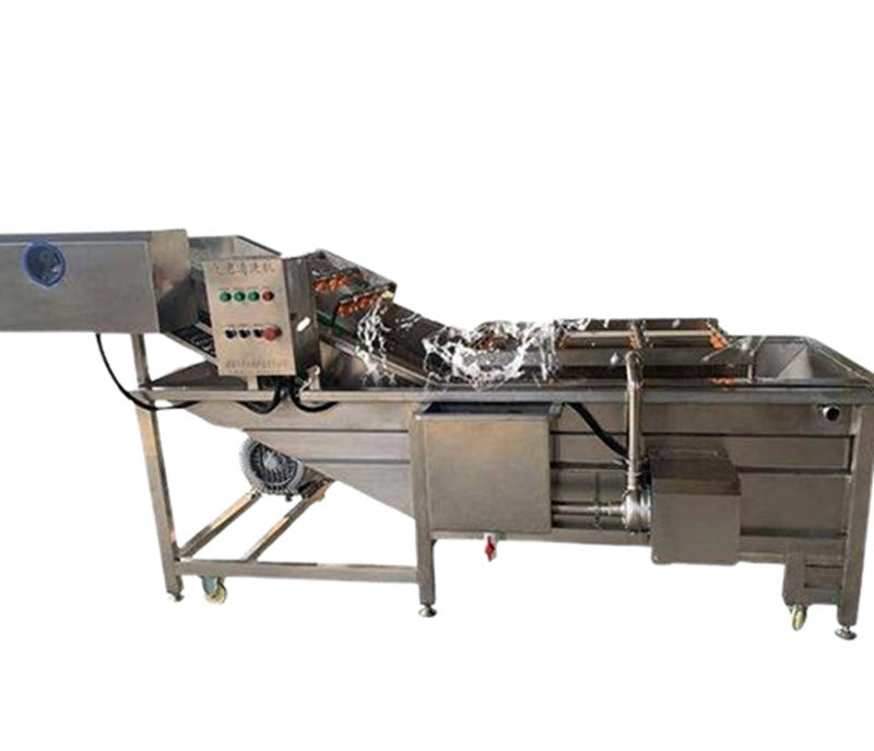 เครื่องล้างทำความสะอาดอัตโนมัติ ขนาด 8 กก. สำหรับอาหารทะเลและผักสด พร้อมฟังก์ชันทำความสะอาด