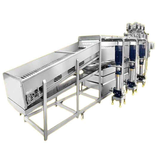 เครื่องล้างปลาหมึกอัตโนมัติ ความดันสูง ขนาดกะทัดรัด สำหรับล้างกุ้งและปลา รุ่นใหม่