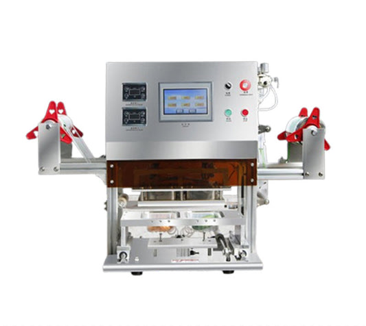 เครื่องปิดกล่องอาหารอัตโนมัติ รุ่นพลาสติก สำหรับกล่องอาหารสด ขนาดกระทัดรัด รักษาความสด