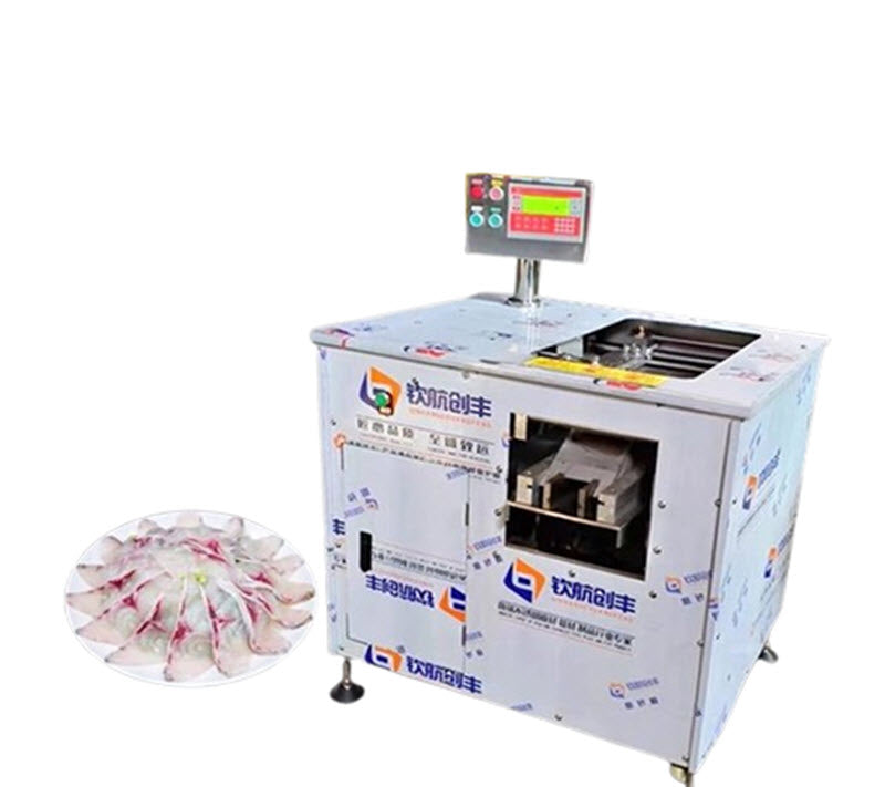 เครื่องหั่นปลาอัตโนมัติ รุ่น今帝 สำหรับทำปลาสไลซ์และซุปปลา ขนาดกะทัดรัด ใช้งานง่าย