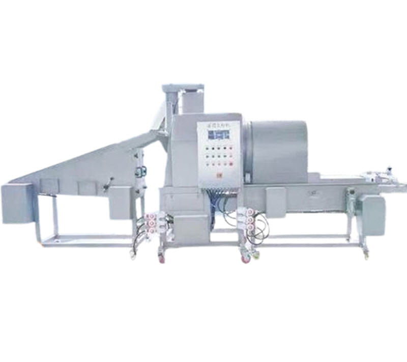 เครื่องโรยแป้งอัตโนมัติ รุ่นใหม่ สำหรับเฟรนช์ฟรายส์และไก่ทอด ขนาดกะทัดรัด ใช้งานง่าย