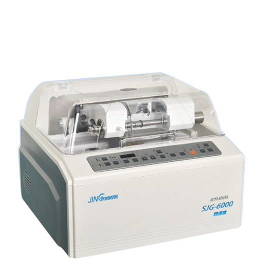 เครื่องขัดกรอบแว่นตาอัตโนมัติ SJG-6100 ขนาดกะทัดรัด ใช้งานง่าย สำหรับงานขัดเลนส์แว่นตา