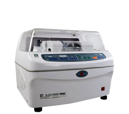 เครื่องเจียรขอบแว่นตาอัตโนมัติ รุ่น Shanghai Jinggong 5100 ขนาดกะทัดรัด พร้อมระบบทำงานเร็ว