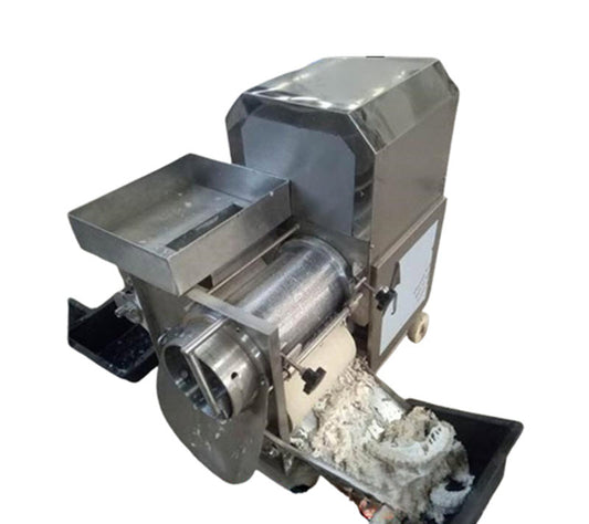 เครื่องบดปลาสำหรับการค้า รุ่นกดปลาและกุ้ง ขนาดกะทัดรัด แยกเนื้อและกระดูกปลาได้