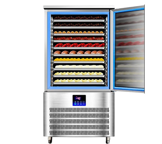 ตู้แช่แข็งเชิงพาณิชย์ -45°C ขนาดใหญ่ สำหรับแช่ซีฟู้ด ขนมจีบ ขนม包ซ่า รุ่นมืออาชีพ