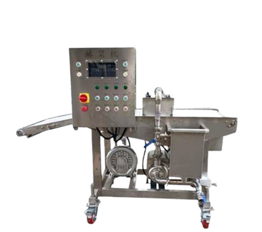 เครื่องเคลือบช็อกโกแลตขนาดเล็ก รุ่นอัตโนมัติ สำหรับเคลือบขนมและปลา