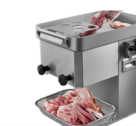 เครื่องตัดเนื้อไฟฟ้าขนาดใหญ่ รุ่นใหม่ มัลติฟังก์ชั่น กำลังสูง สำหรับเนื้อวัว, เนื้อแกะ, ปลา