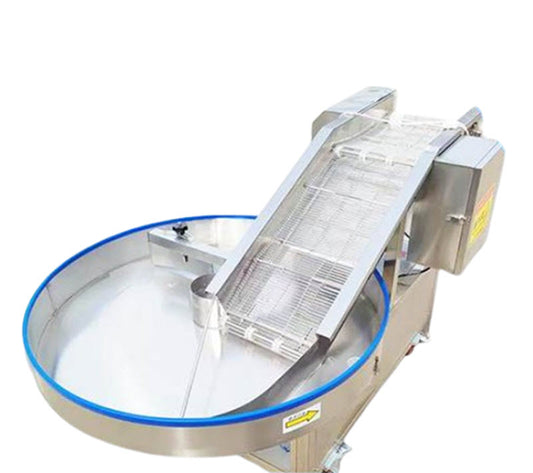 เครื่องทำไก่ชุบแป้งอัตโนมัติ รุ่นหมุนรอบสำหรับร้านค้า ขนาดกะทัดรัด ใช้งานต่อเนื่อง