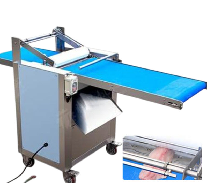 เครื่องลอกหนังปลาอัตโนมัติ รุ่นเชิงพาณิชย์ ขนาดใหญ่ ใช้งานง่าย เหมาะสำหรับตลาดปลา