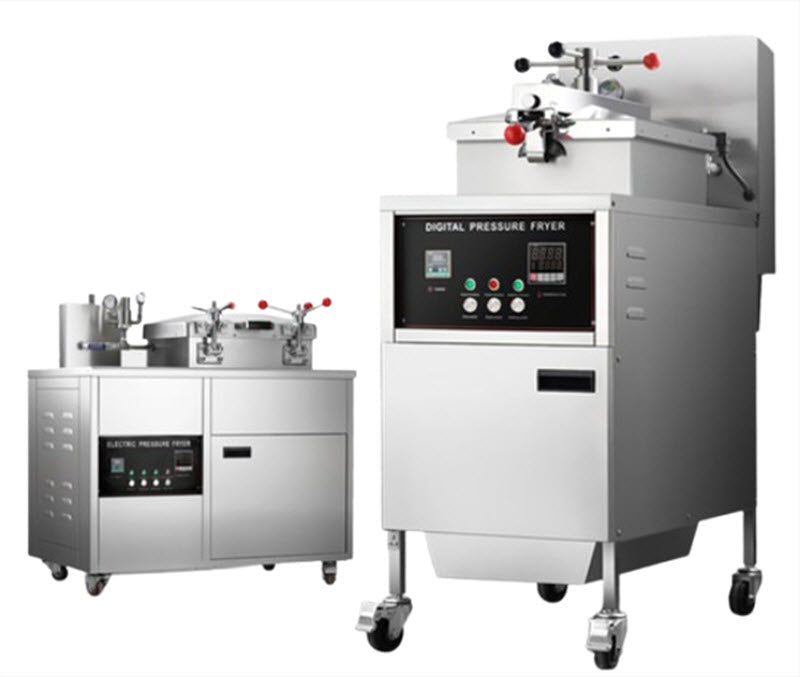 หม้อทอดไฟฟ้าอัตโนมัติ ขนาด 20 ลิตร รุ่น京式 ใช้แก๊ส สำหรับทอดไก่และเป็ด