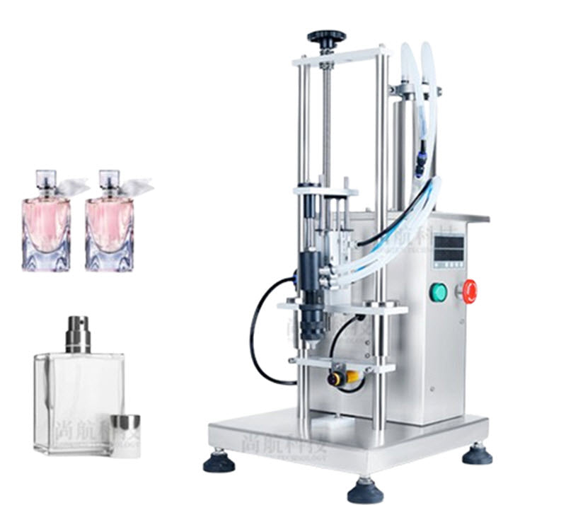 เครื่องบรรจุน้ำหอม เครื่องพ่นน้ำหอม ขนาดเล็ก 1 หัว ระบบสุญญากาศ ใช้งานง่าย