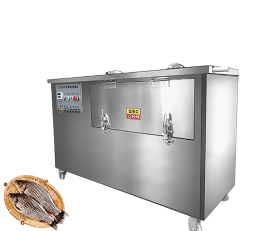 เครื่องขูดเกล็ดปลาอัตโนมัติ ขนาดใหญ่ สแตนเลส ใช้งานเชิงพาณิชย์ รุ่นใหม่