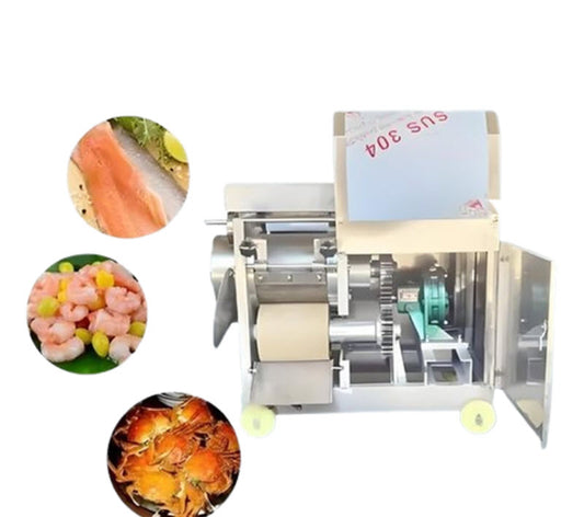 เครื่องทำเนื้อปลาเชิงพาณิชย์ รุ่นแยกเนื้อปลา อุปกรณ์กำจัดก้างปลา ขนาดกะทัดรัด