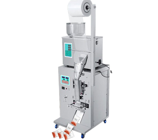 เครื่องบรรจุอัตโนมัติ ขนาดเล็ก สำหรับบรรจุผง, เม็ด, และเครื่องปรุงอาหาร 220V