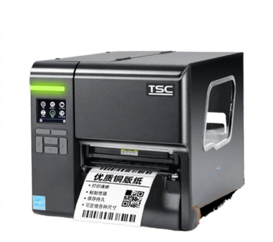 เครื่องพิมพ์บาร์โค้ด TSC MA2400/3400 รุ่น MF2400/3400 ระบบความร้อน ขนาดกะทัดรัด พิมพ์สติ๊กเกอร์ไม่ติดกาว
