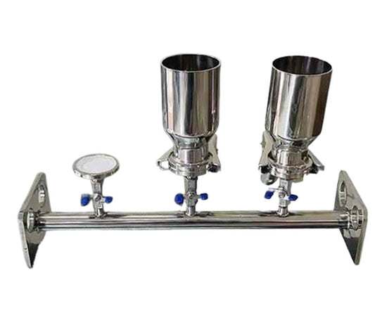 กรองน้ำแบบถ้วย สแตนเลส 3 ตัว พร้อมฟิลเตอร์ไมโครพอร์ สำหรับห้องปฏิบัติการ