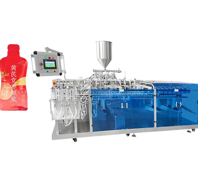 เครื่องบรรจุของเหลวอัตโนมัติ รุ่น黄芪党参 ขนาดกระเป๋าแปลก 60-1000ml สำหรับบรรจุของเหลว