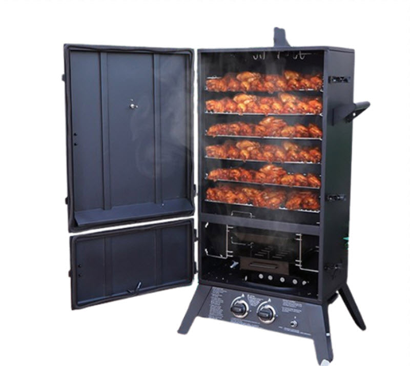 เตาย่างบาร์บีคิวแบบอเมริกัน รุ่นวีเม่อร์ ขนาดใหญ่ ใช้แก๊สและถ่าน เหมาะสำหรับบ้านและธุรกิจ
