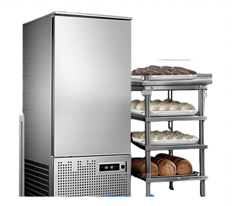 ตู้แช่แข็งเชิงพาณิชย์ ระบบลมเย็น ขนาดใหญ่ สำหรับเก็บกุ้ง, ขนมจีบ, ขนมเปี๊ยะ