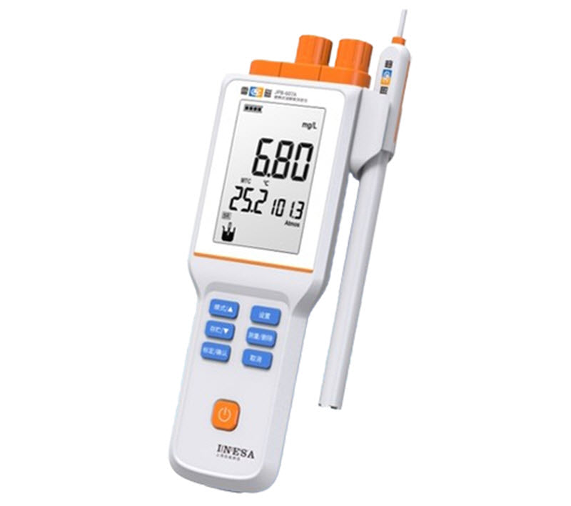 เครื่องวัดออกซิเจนละลายพกพา 上海雷磁 JPB-607A รุ่น JPBJ-608/609L/610L ขนาดเล็ก ใช้งานง่าย