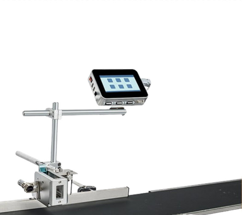 เครื่องพิมพ์วันที่และบาร์โค้ดอัตโนมัติ รุ่น 宝联泰 สำหรับบรรจุภัณฑ์ พลาสติก/กระดาษ