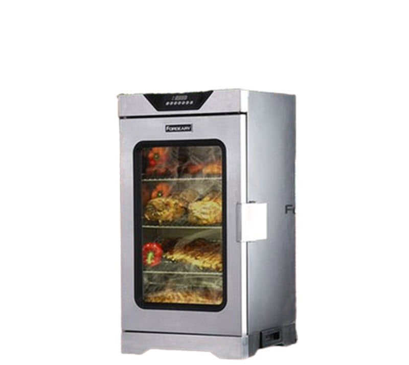 เตาอบรมควันอัจฉริยะ福天力 ขนาดเล็ก ใช้ไฟฟ้า รุ่นไม้ซุง สำหรับทำอาหาร ปิ้งย่าง อบควัน