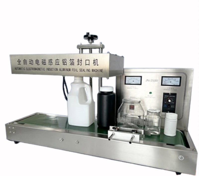 เครื่องปิดผนึกฟอยล์อลูมิเนียม JN2500 แบบอัตโนมัติ สำหรับขวดพลาสติกและขวดยา