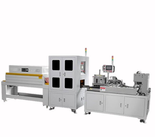 เครื่องตัดมุมและห่อฟิล์มอัตโนมัติ 2 ใน 1 ขนาดเล็ก ระบบลม กำลังสูง จากโรงงานเซินเจิ้น