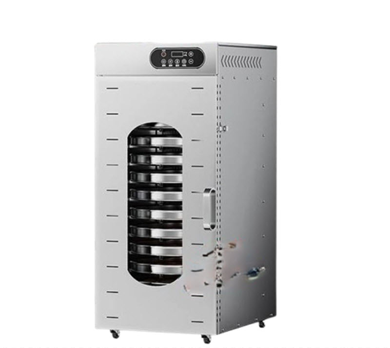 เครื่องอบอาหารขนาดใหญ่แบบหมุนสำหรับร้านค้า เหมาะสำหรับผลไม้ ผัก สมุนไพร และอาหารทะเล