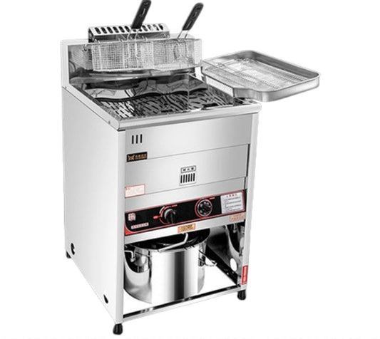 เครื่องทอดไก่แบบตั้งโต๊ะ ใช้แก๊ส รุ่น恒温 ขนาดกะทัดรัด ทอดกรอบอร่อย