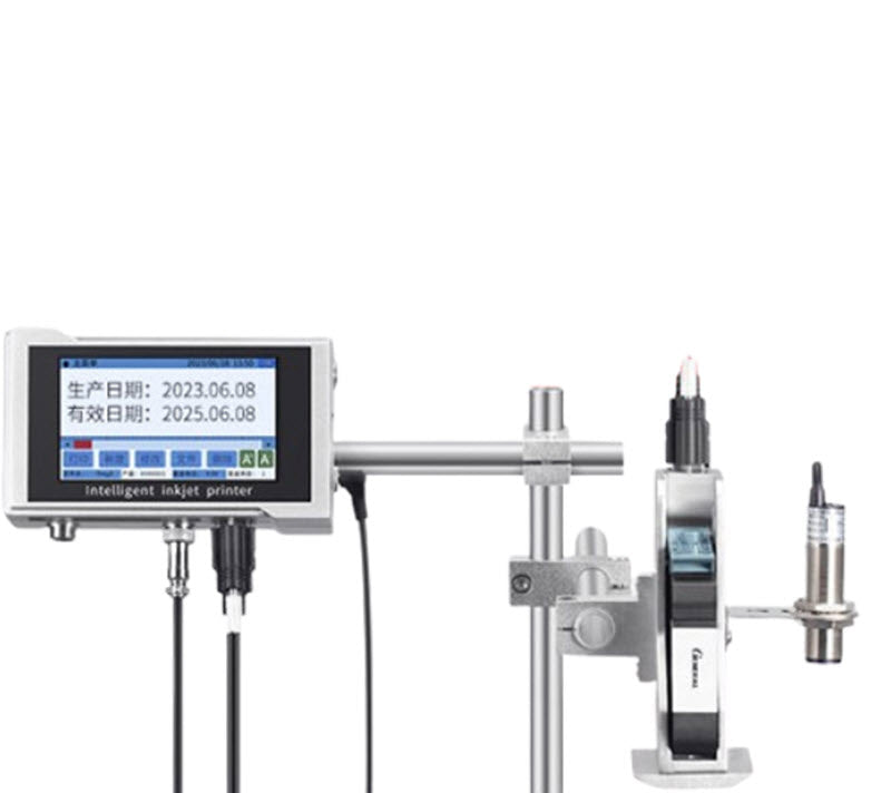 เครื่องพิมพ์เลเซอร์อัตโนมัติ รุ่นอัจฉริยะ ขนาดเล็ก พิมพ์วันที่ โลโก้ รหัส QR