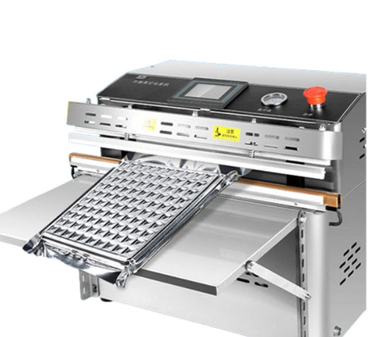 เครื่องบรรจุสูญญากาศอัตโนมัติขนาดใหญ่ สำหรับอาหาร ผลไม้ ชา ข้าว รุ่น Blueberry