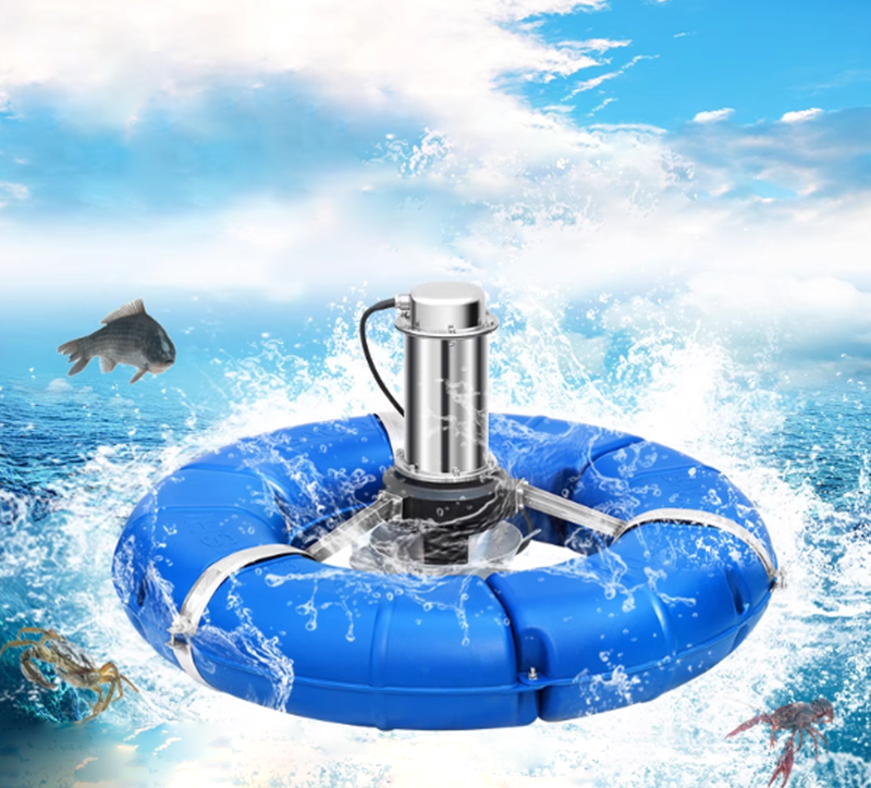 ปั๊มเพิ่มออกซิเจนสำหรับบ่อปลา ขนาดใหญ่ กำลังไฟสูง ใช้ในบ้าน รุ่นใบพัดสำหรับเลี้ยงปลา