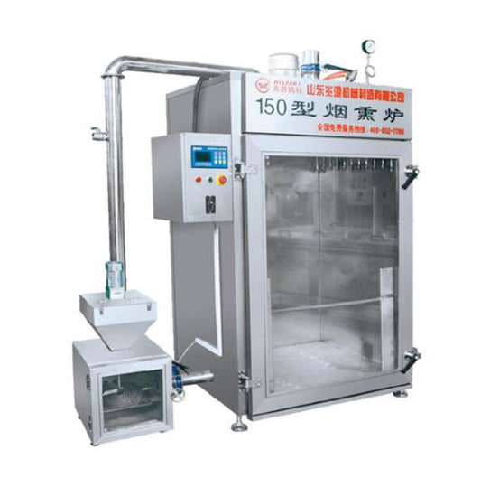 เตาอบไส้กรอกรมควันอัตโนมัติ รุ่น 100 ขนาดใหญ่ สำหรับรมควันและปรุงไส้กรอก