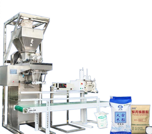 เครื่องบรรจุผงอัตโนมัติ รุ่นกำหนดปริมาณ, ขนาดกะทัดรัด, เหมาะสำหรับบรรจุผงและเม็ดพลาสติก