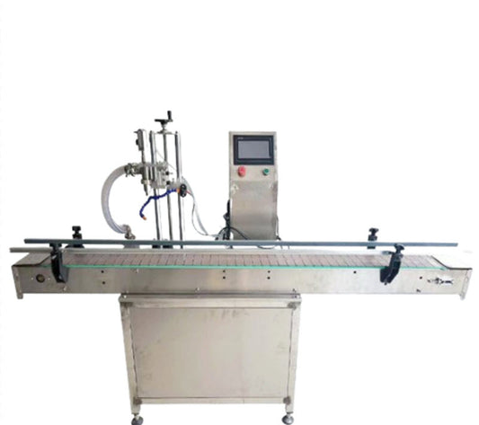 เครื่องบรรจุของเหลวอัตโนมัติ รุ่นใหม่ ใช้สำหรับบรรจุซอส น้ำมัน น้ำหวาน น้ำยาซักผ้า