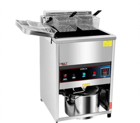 หม้อทอดอเนกประสงค์ตั้งโต๊ะ ขนาดใหญ่ ระบบอัจฉริยะ กำลังไฟสูง ใช้แก๊ส เหมาะสำหรับร้านค้าและงานอีเวนท์