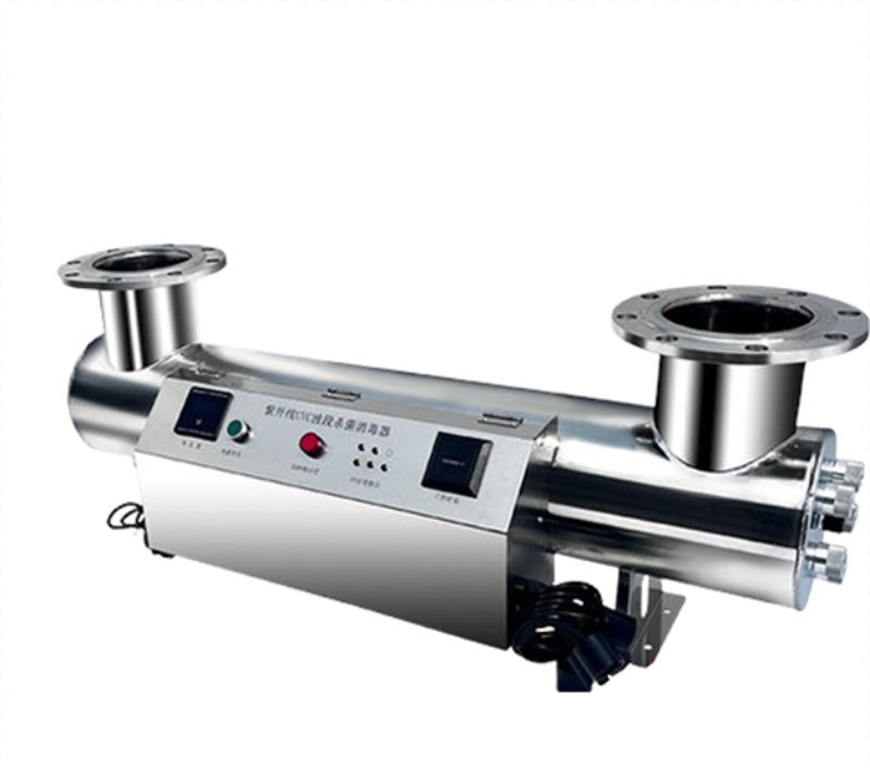 เครื่องฆ่าเชื้อ UV แบบท่อสำหรับบำบัดน้ำเสีย UV Sterilizer ขนาดกะทัดรัด กำลังไฟ 50W