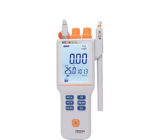 เครื่องวัดออกซิเจนละลายในน้ำ Shanghai Leici JPB-607A ขนาดพกพา สำหรับตรวจสอบคุณภาพน้ำ