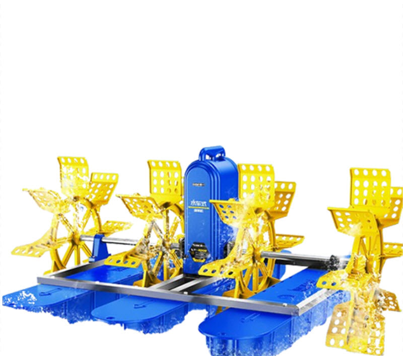 เครื่องเพิ่มออกซิเจนในบ่อปลา รุ่นใหม่ น้ำพุแบบใบพัด ขนาด 120W เหมาะสำหรับบ่อปลาและบ่อเลี้ยงกุ้ง