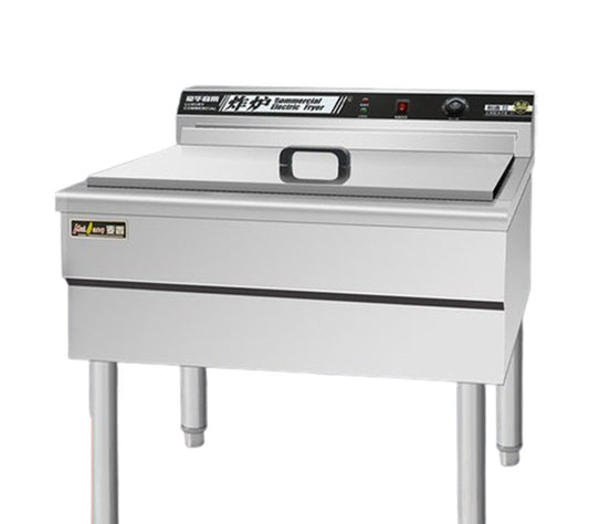 หม้อทอดไฟฟ้าขนาดใหญ่ 20 ลิตร รุ่นออโต้ สำหรับทำไก่ ชุบแป้ง ทอดมันฝรั่ง และของทอดต่างๆ