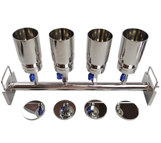 ฟิลเตอร์กรองน้ำบริสุทธิ์สำหรับตรวจสอบเชื้อจุลินทรีย์ในห้องแลป แบบสแตนเลส รุ่นคลิปล็อค