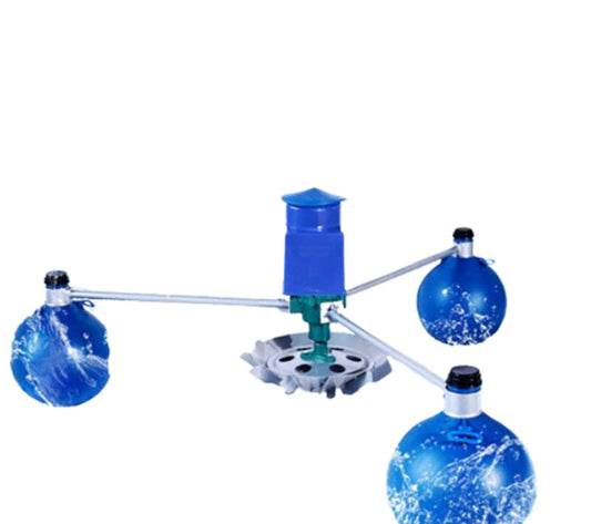 ปั๊มออกซิเจนอัตโนมัติ 220V แบบใบพัด กำลังสูง สำหรับบ่อปลา ขนาดใหญ่ ใช้งานในฟาร์มเลี้ยงสัตว์