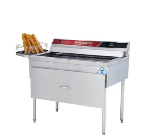 หม้อทอดไฟฟ้าอัตโนมัติ ขนาดใหญ่ สำหรับทอดไข่เจียว / ไก่ / ขนมจีน รุ่นเชิงพาณิชย์ 2200W