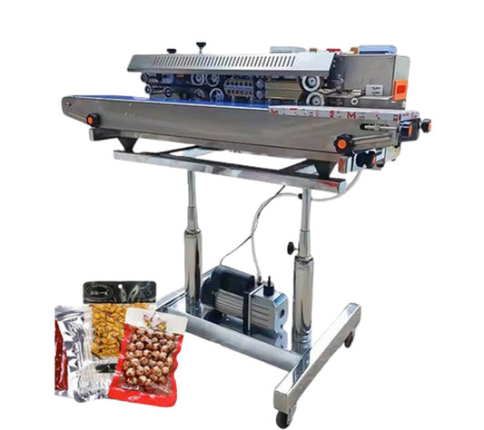 เครื่องบรรจุสูญญากาศอัตโนมัติ รุ่น Mingyang ขนาดใหญ่ สำหรับบรรจุถุงพลาสติก อาหาร ชา พร้อมฟังก์ชันพิมพ์วันที่