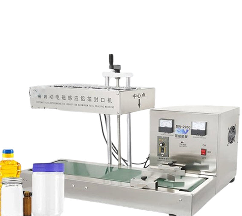 เครื่องปิดฝาอัตโนมัติ ระบบแม่เหล็กไฟฟ้า สำหรับขวดพลาสติก/แก้ว ขนาดกะทัดรัด เชิงพาณิชย์