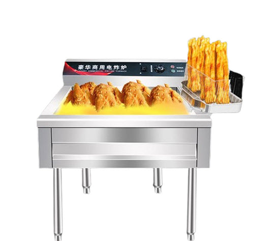 หม้อทอดไฟฟ้าสูงสำหรับทำขนมปังทอดและไก่ รุ่นพิเศษ ขนาดกะทัดรัด ใช้งานง่าย
