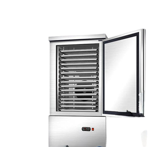 เครื่องทำความเย็นด่วนขนาดเล็ก -40°C สำหรับแช่แข็งอาหารทะเล, เกี๊ยว, ขนมจีบ